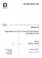 REGOLAMENTO - FAI SPORTING CODE SECT 6 PART 2 - GLIDER AIRCRAFT 2024 - AEROCLUB VOLOVELISTICO TOSCANO