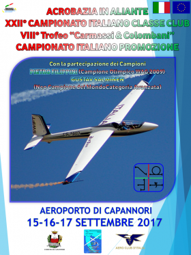 15-16-17/9/2017 - ACROBAZIE IN ALIANTE - AEROCLUB VOLOVELISTICO TOSCANO