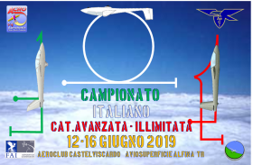 CAMPIONATO ITALIANO Cat. AVANZ./ILLIM. e VOLO ARTISTICO "TROFEO P.DURANTI" 2019 - AEROCLUB VOLOVELISTICO TOSCANO