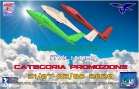 CAMPIONATO ITALIANO Cat. PROMOZIONE E VOLO ARTISTICO "TROFEO ALZATE" 2020 - AEROCLUB VOLOVELISTICO TOSCANO